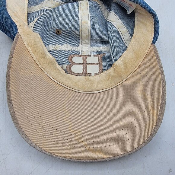 Huntington Dog Beach Preservation Society Headmaster Blue Denim Baseball Hat Cap - Picture 8 of 9